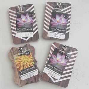 Special Moments 2” x 3” mini Photo Frames. Set of 4 frames. New